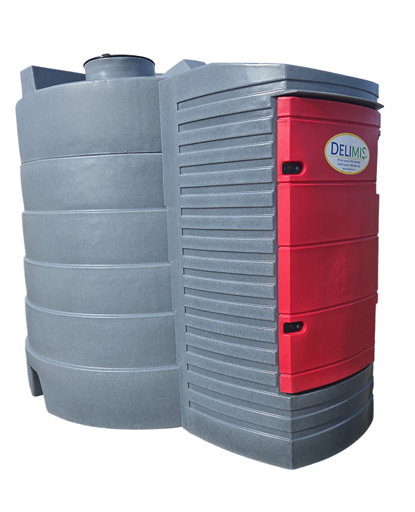 Stacionarni spremnik 5000L - glavni pogled